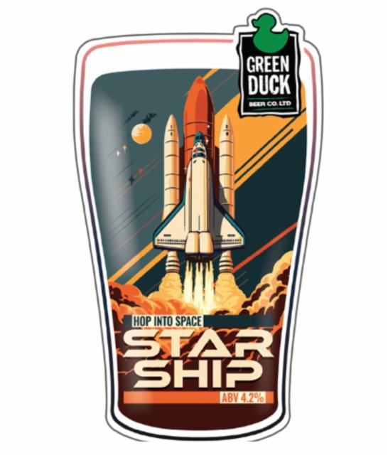 Starship 4.2%, Green Duck Beer Co., England