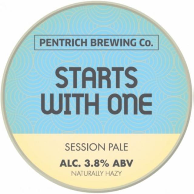 Starts With One 3.8%, Pentrich Brewing, England