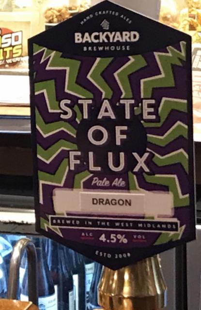 State Of Flux - Dragon 4.5%, Backyard Brewhouse, England
