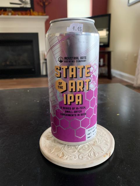 State of the Art Series - Wet Hop Harvest IPA 6.5%, Industrial Arts Brewing Company, United States