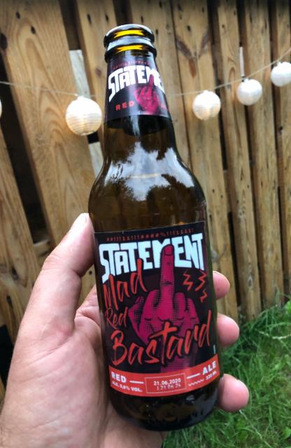 Statement Mad Red Bastard 5.9%, Privatbrauerei Eichbaum, Germany
