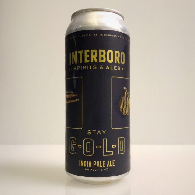 Stay G-O-L-D 6.0%, Interboro Spirits & Ales, United States