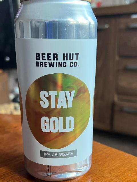 Stay Gold 5.3%, Beer Hut Brewing Co, Northern Ireland
