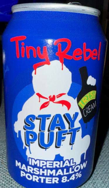 Stay Puft: Irish cream imperial marshmallow porter 8.4%, Tiny Rebel Brewing, Wales