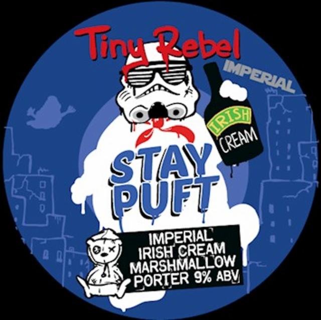 Stay Puft: Irish Cream Imperial Marshmallow Porter 8.4%, Tiny Rebel Brewing, Wales