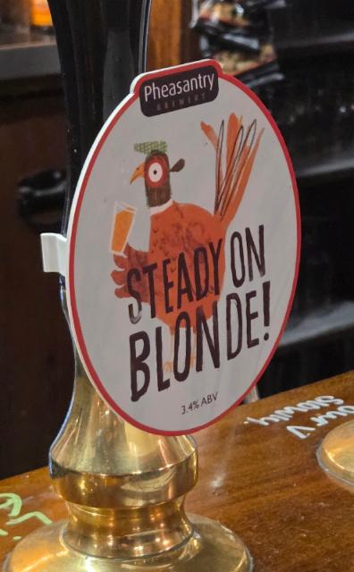 Steady On Blond, Pheasantry Brewery