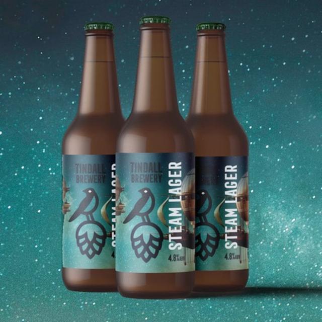Steam Lager 4.8%, Tindall Ales, England