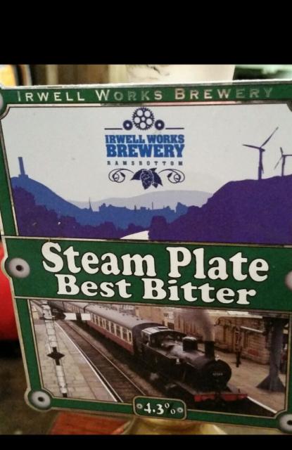 Steam Plate Best Bitter 4.3%, Irwell Works Brewery, England
