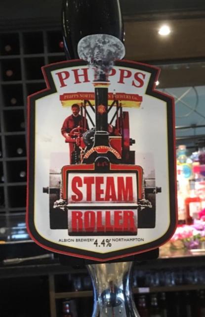 Steam Roller 4.4%, Phipps Northampton Brewery Company, England