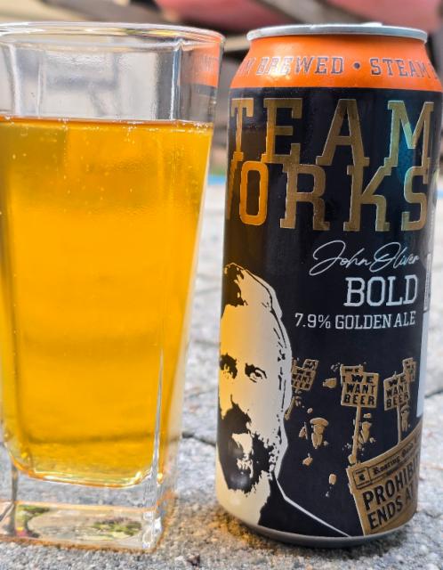 Steam Work John Oliver Bold Golden Ale 7.9%, Steamworks Brewing Company, Canada