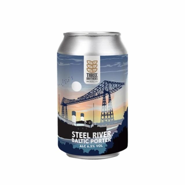 Steel River 6.5%, Three Brothers Brewing Co, England