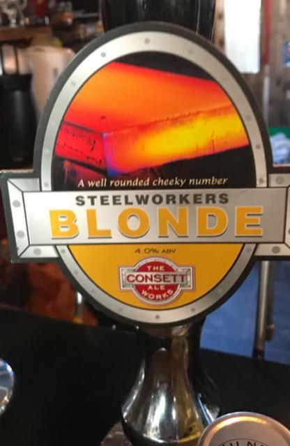Steelworkers Blonde 4.0%, The Consett Ale Works, England