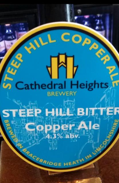 Steep Hill Bitter 4.3%, Cathedral Heights Brewery, England