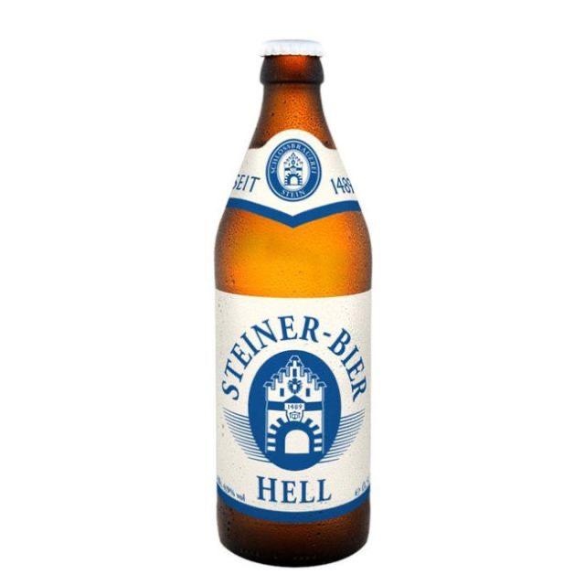 Steiner-Bier Hell, Schlossbrauerei Stein