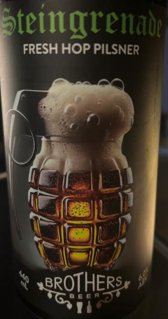 Steingrenade - Fresh Hop Pilsner, Brothers Beer