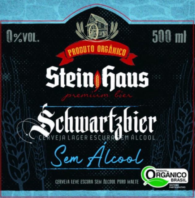 Steinhaus Schwartzbier Sem Álcool 0.4%, SteinHaus Cervejas Artesanais, Brazil