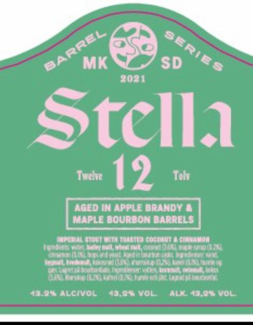 Stella 12 13.2%, Mikkeller Brewing San Diego, United States