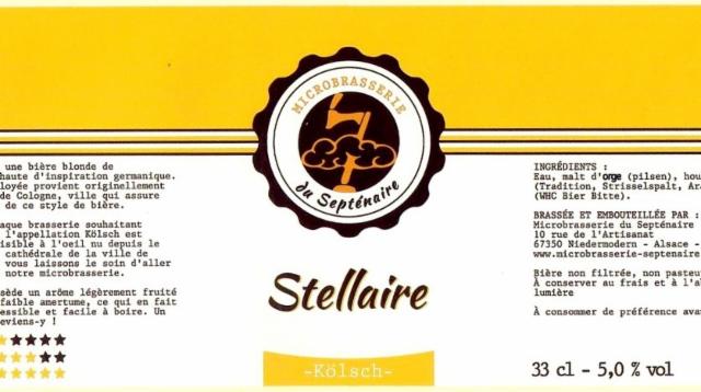 Stellaire 5.0%, Microbrasserie Du Septénaire, France