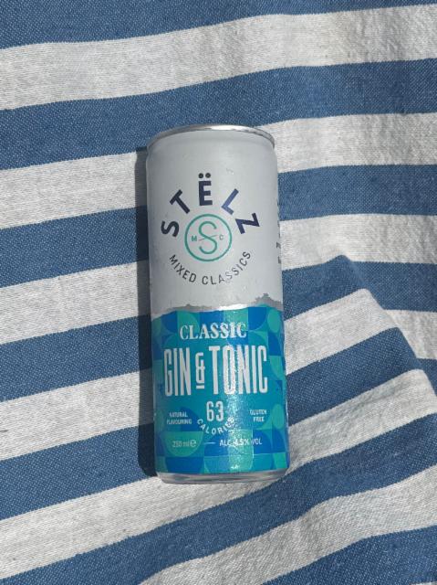Stëlz Classic Gin & Tonic 4.5%, Stëlz B.V., Netherlands