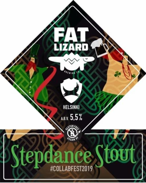 Stepdance Stout 4.9%, Fat Lizard Brewing Co., Finland