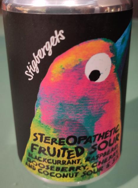 Stereopathetic fruited sour 5.5%, Stigbergets Bryggeri, Sweden