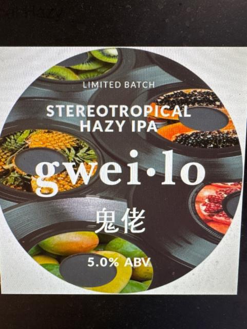 Stereotropical Hazy IPA 5.0%, Gweilo Beer, Hong Kong