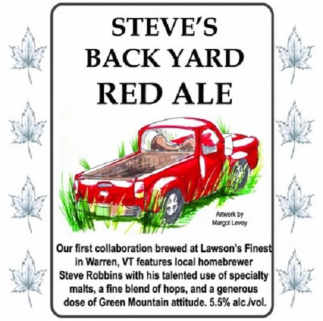 Steve's Back Yard Red Ale 5.5%, Lawson's Finest Liquids, United States