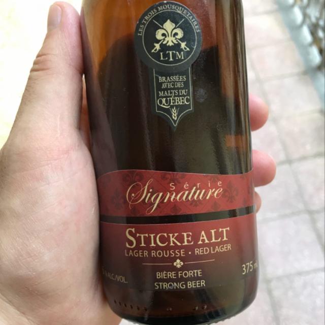 Signature Série Sticke Alt 6.0%, LTM - Les Trois Mousquetaires, Canada