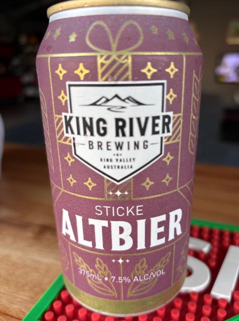 Sticke Altbier 7.5%, King River Brewing, Australia