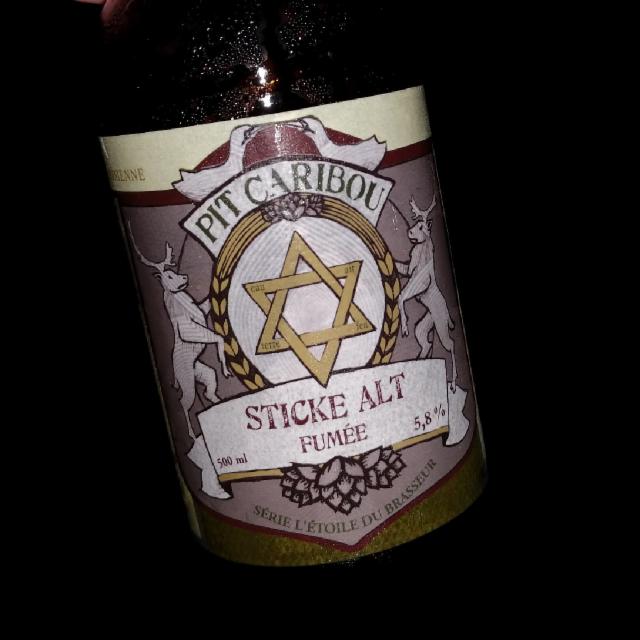 Stickers Alt Fumée 5.8%, Microbrasserie Pit Caribou, Canada