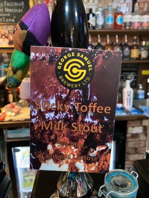 Sticky Toffee Milk Stout 3.9%, Three Brothers Brewing Co, England