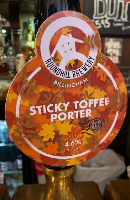 Sticky Toffee Porter 4.6%, Roundhill Brewery, England