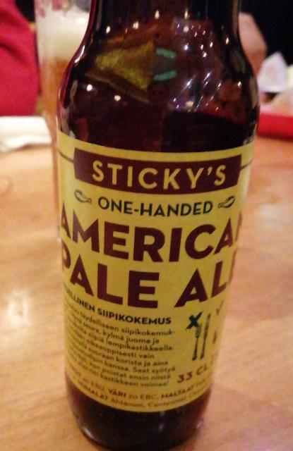 STICKY'S American Pale Ale 5.3%, Hopping Brewsters, Finland