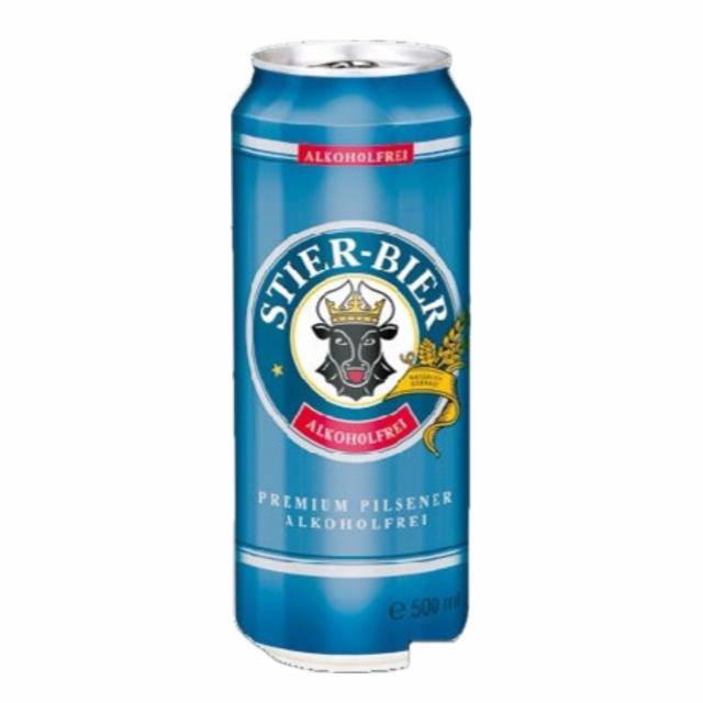 Stier-Bier alkoholfrei 0.5%, Darguner Brauerei (Harboe), Germany