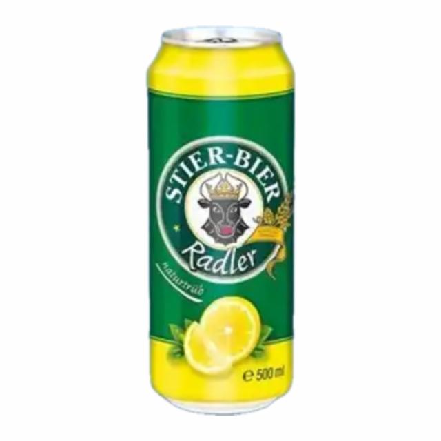 Stier-Bier Radler 2.5%, Darguner Brauerei (Harboe), Germany