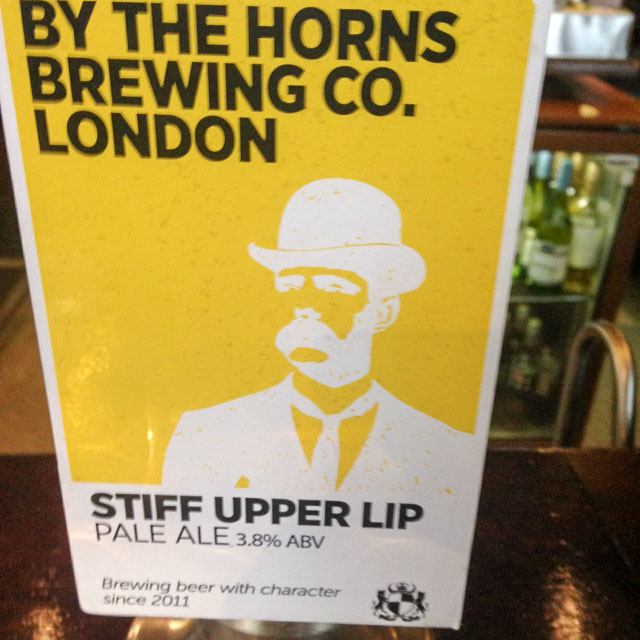 Stiff Upper Lip Pale Ale 3.8%, By The Horns Brewing Co., England