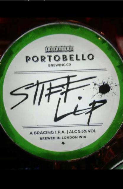 Stiff Lip 5.5%, Portobello Brewing, England