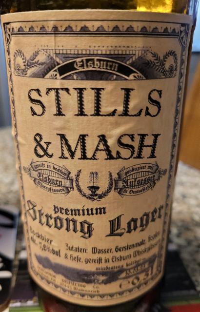 Stills & Mash Elsburn Whisky Cask Premium Strong Lager Bockbier 7.2%, Hercynian Distilling Co., Germany