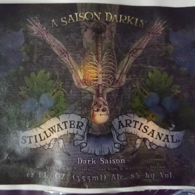 Stillwater - A Saison Darkly 8.0%, Stillwater Artisanal, United States