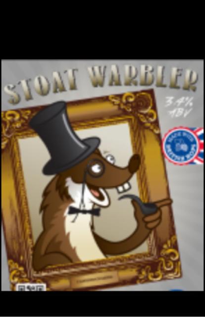 Stoat Warbler 3.4%, Lord Conrad's Brewery, England