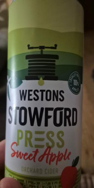 Stoford Press Sweet Apple 3.4%, Westons Cider, England