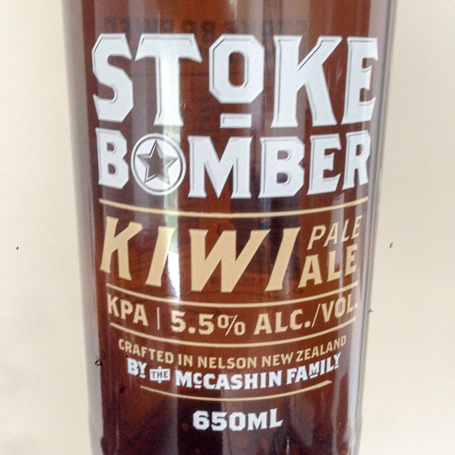 Stoke Bomber 5.5%, McCashin Family Brewery, New Zealand