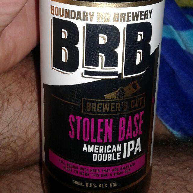 Stolen Base 8.0%, Independent Breweries NZ (Boundary Road), New Zealand