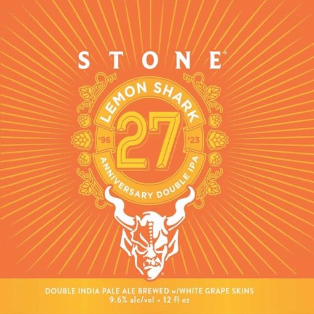 Lemon Shark - 27 Anniversary Double IPA, Stone Brewing (Sapporo Breweries)