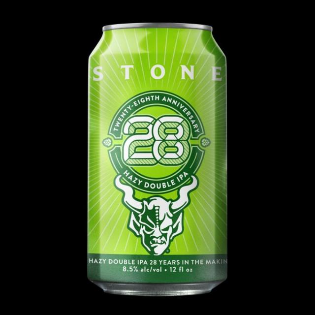 Stone 28th Anniversary Hazy Double IPA 8.5%, Stone Brewing (Sapporo Breweries), United States