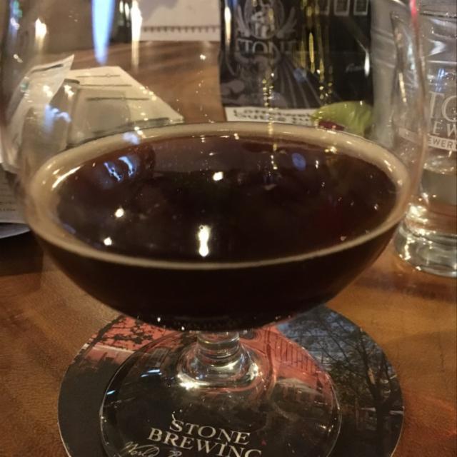 Stone Barrel-Aged Brown Ale W / Balaton Sour Cherries 8.1%, Stone Brewing (Sapporo Breweries), United States