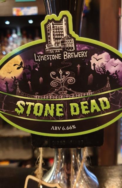 Stone Dead 6.6%, Lymestone Brewery, England