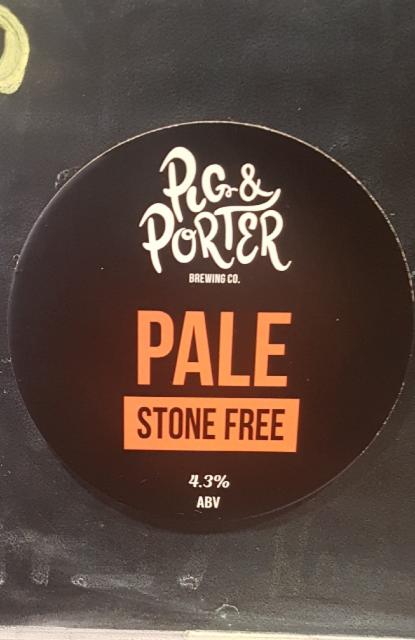 Stone Free 4.3%, Pig & Porter Brewing Co., England