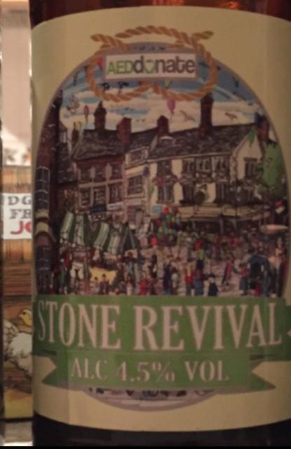 Stone Revival 4.5%, Lymestone Brewery, England