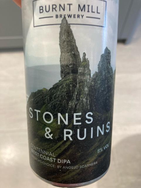 Stones & ruins 8.0%, Burnt Mill Brewery, England